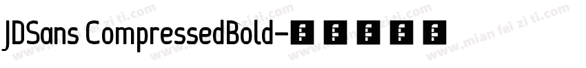JDSans CompressedBold字体转换